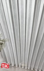 Taç Vakko Şantuklu Bambu Tül Perde - Görsel 3