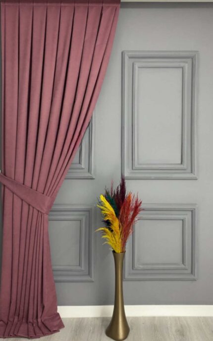 Brillant Gül Kurusu Ege Düz Fon Perde