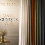 Renkli Güneşlik Perde – Kadife Dokulu, Kırışmaz ve Şık Tasarım