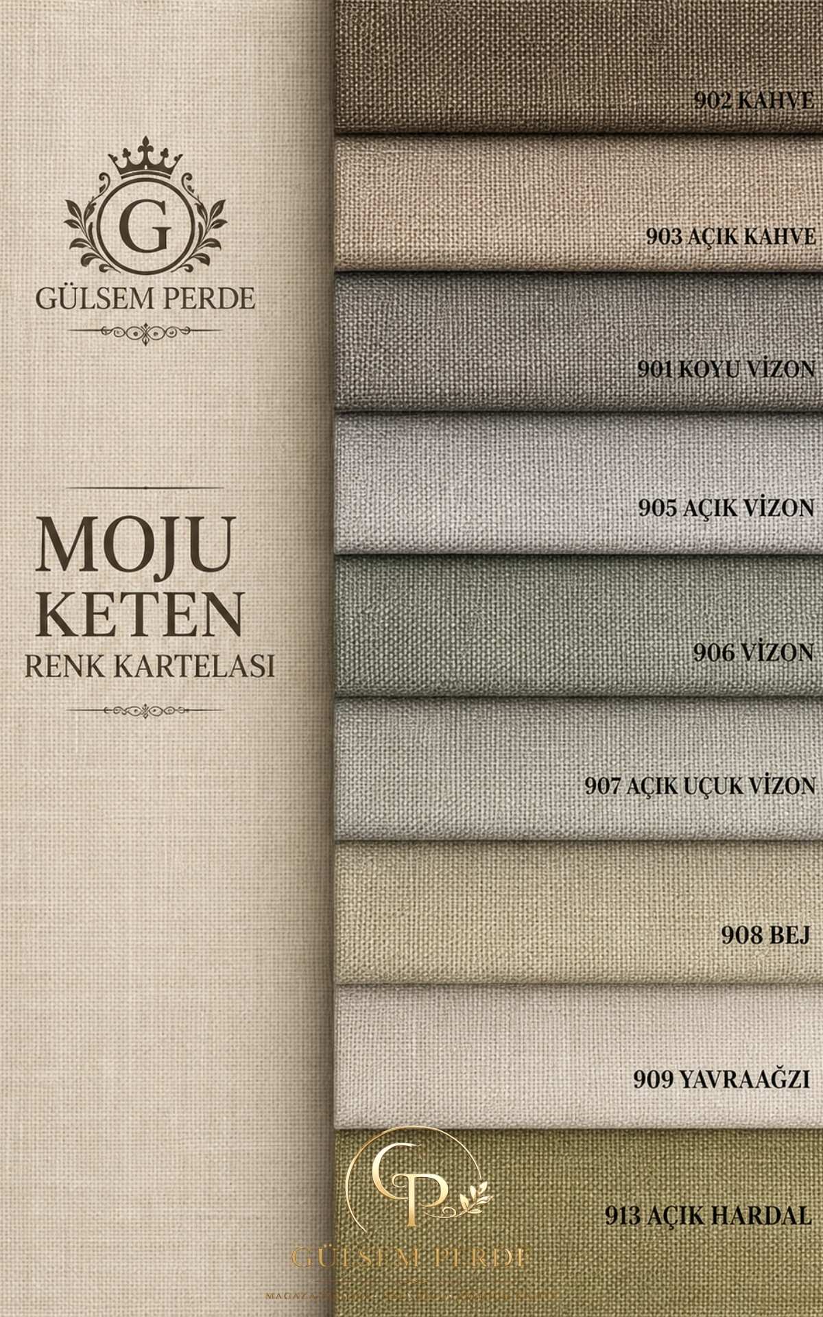 1 Brillant Keten Fon Moju Gramajlı Otantik - Görsel 1
