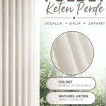 Taç Keten Foldet Tül