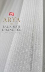 Balık Sırtı Armür Düz Tül Perde - Ekru | Zarif ve Tok Duruşlu - Görsel 19