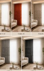 Sakallı Fon Perde FJ570044 - Görsel 4