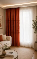 Sakallı Fon Perde FJ570044 - Görsel 5