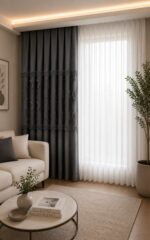 Sakallı Fon Perde FJ570044 - Görsel 3