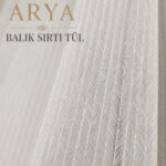 Balık Sırtı Armür Düz Tül Perde - Ekru | Zarif ve Tok Duruşlu