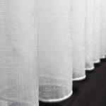 Brillant Naturel Foldet Keten Tül Perde – Ekru Özel Ölçü