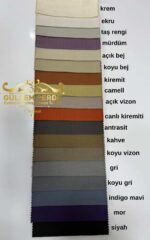 Açık Vizon Keten Fon Perde Brillant - Görsel 3