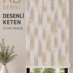 AB Serisi Desenli Stor