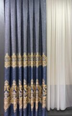 Hazır Dikili 2 Adet Fon Perde 90x260 cm | 1 Çift (2 Kanat) | Teşhir Ürünü