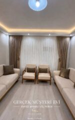 Taç Simsiz Bambu Tül Perde - Görsel 5