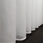 Brillant Simli Bambu Tül Perde – Ekru Özel Ölçü